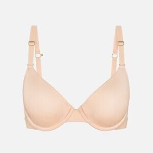 Lively Toasted Almond Underwire Lightly Lined T-shirt Bra Size 38DD